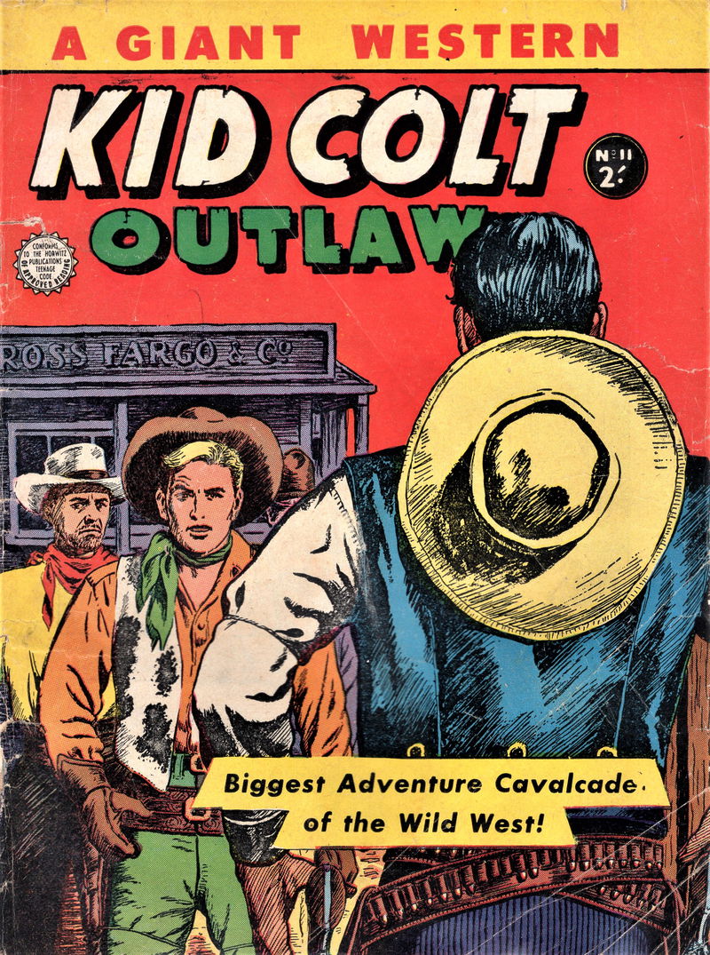 Kid Colt Outlaw: a Giant Western (Horwitz, 1958 series) #11 ([June 1959?])
