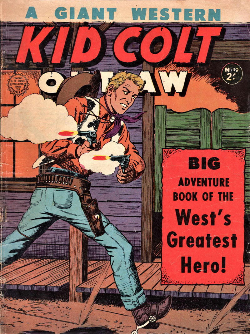 Kid Colt Outlaw: a Giant Western (Horwitz, 1961 series) #19 (August 1961)