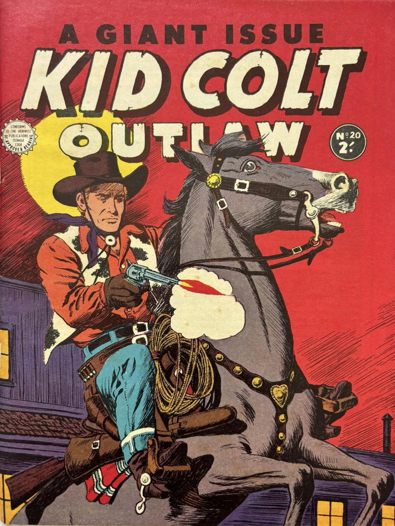 Kid Colt Outlaw: a Giant Western (Horwitz, 1961 series) #20 ([October 1961?])