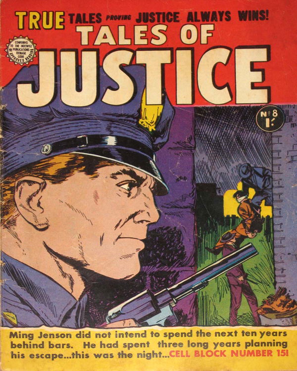 Tales of Justice (Horwitz, 1957 series) #8 ([September 1957?])