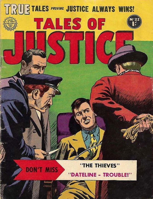 Tales of Justice (Horwitz, 1957 series) #22 ([November 1958?])