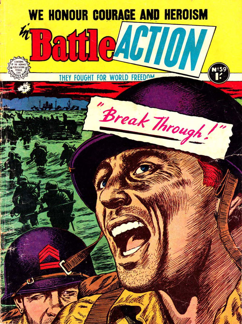 Battle Action (Horwitz, 1954 series) #59 ([June 1959?])