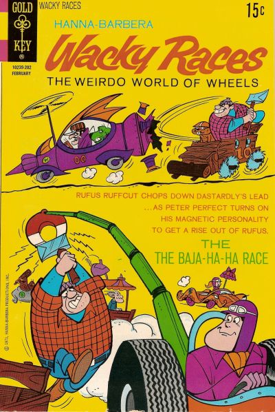 Hanna-Barbera Wacky Races  #6 (February 1972)