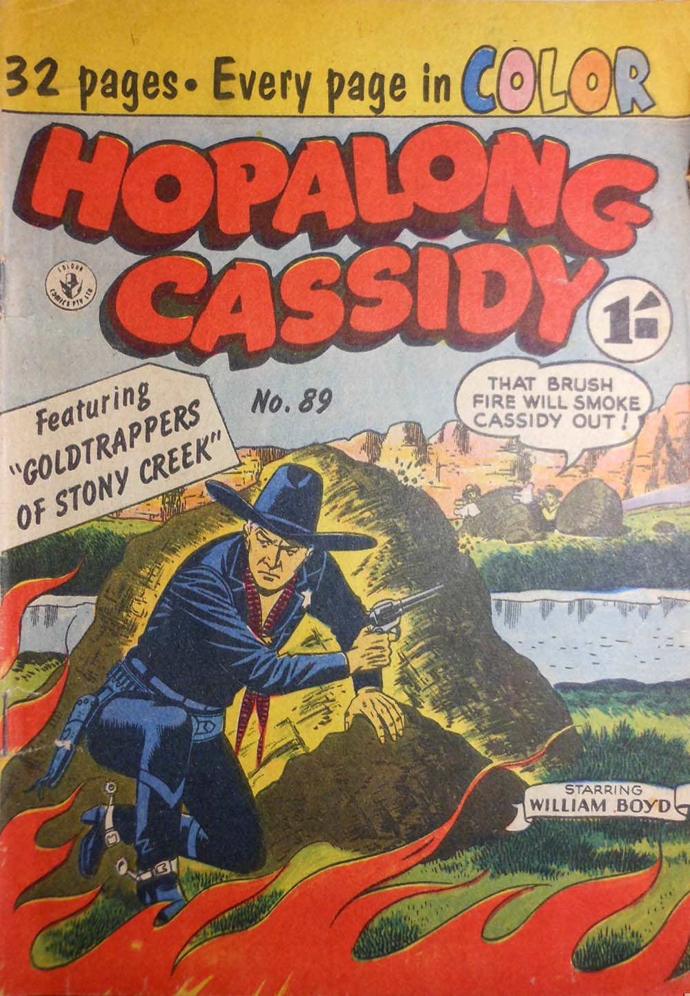Hopalong Cassidy (Colour Comics, 1954 series) #89 ([October 1956?])