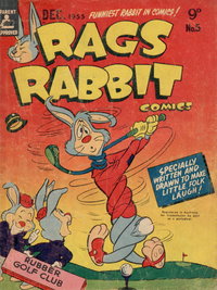 Rags Rabbit Comic  #5 (December 1955)