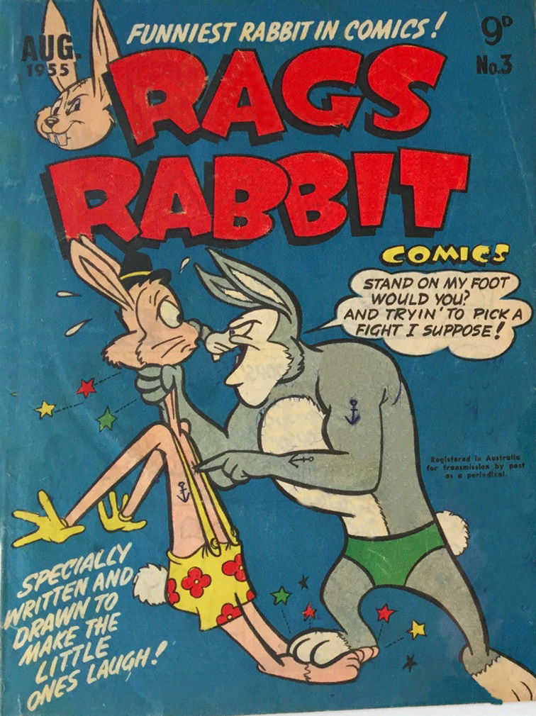 Rags Rabbit Comic (ANL, 1955 series) #3 (August 1955)