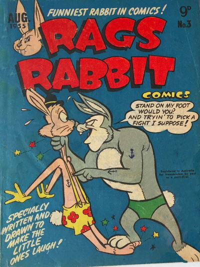 Rags Rabbit Comic (ANL, 1955 series) #3 August 1955