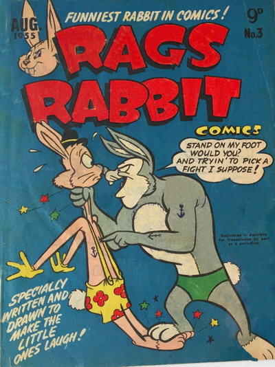 Rags Rabbit Comic  #3 (August 1955)