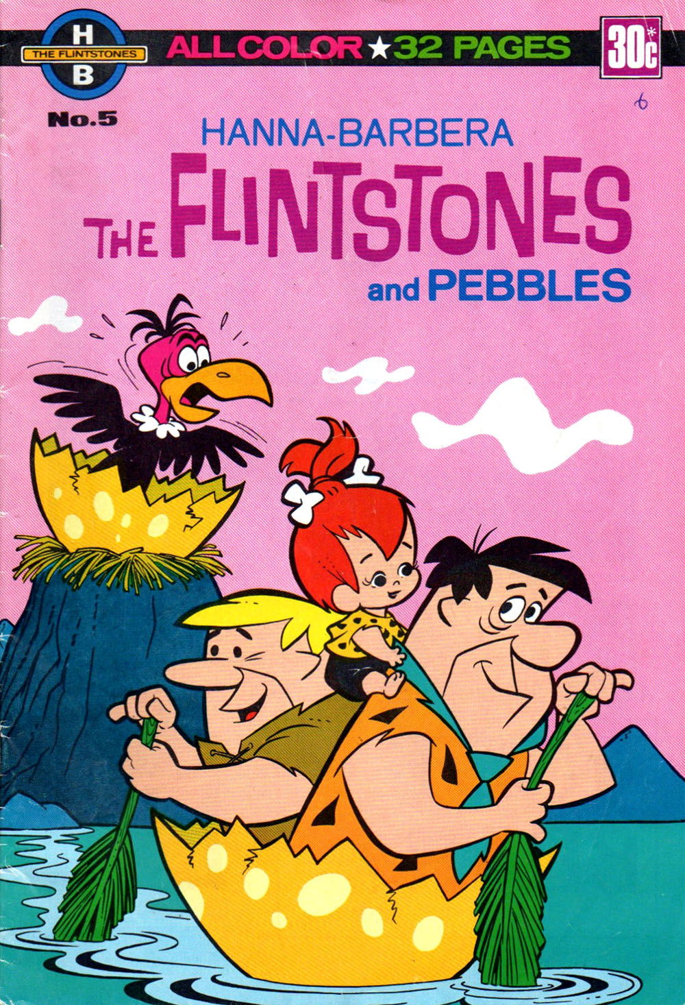 Hanna-Barbera The Flintstones and Pebbles (KG Murray, 1976? series) #5 — The Flintstones and Pebbles ([February 1977?])