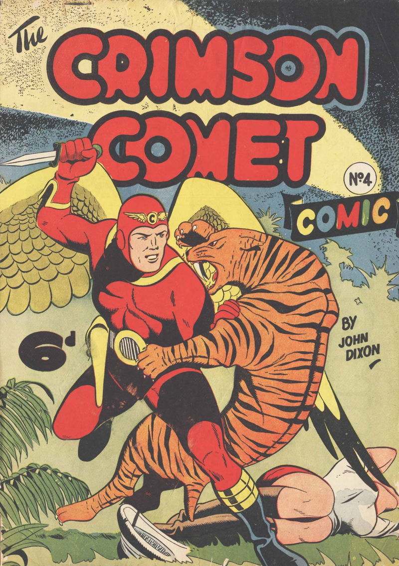 The Crimson Comet Comic (Leisure Productions, 1949 series) #4 ([January 1950?])