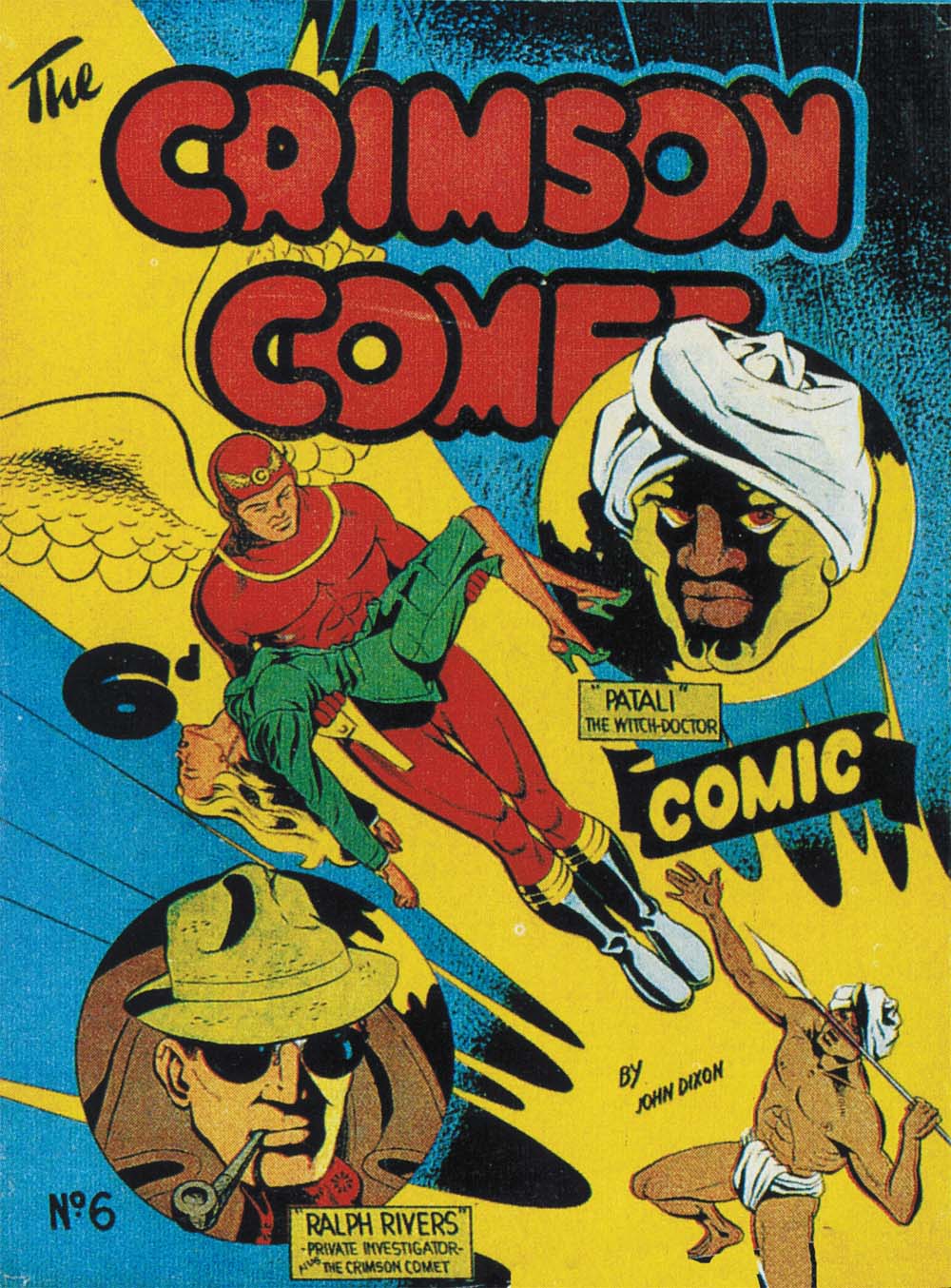 The Crimson Comet Comic (Leisure Productions, 1949 series) #6 ([March 1950?])