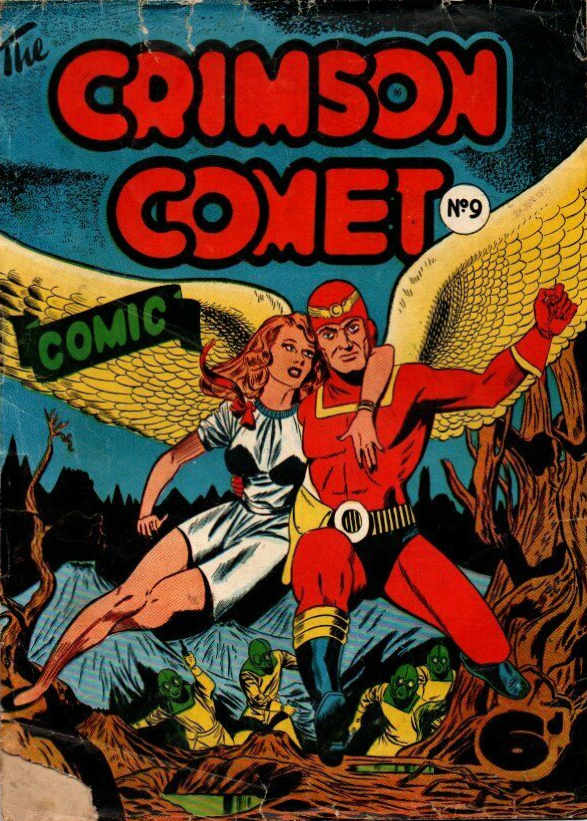 The Crimson Comet Comic (Leisure Productions, 1949 series) #9 ([June 1950?])