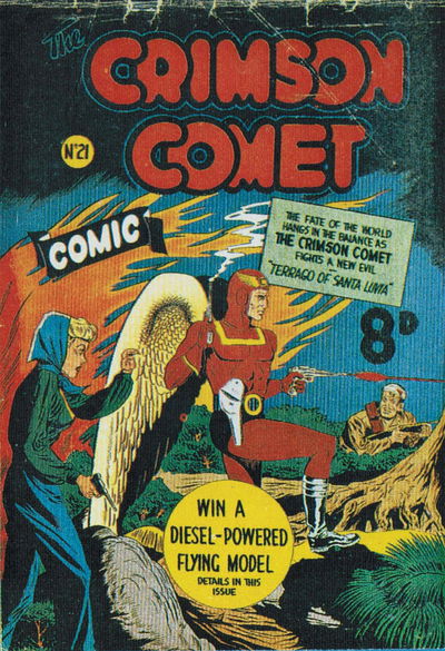 The Crimson Comet Comic (HJ Edwards, 1950 series) #21 ([1951?])