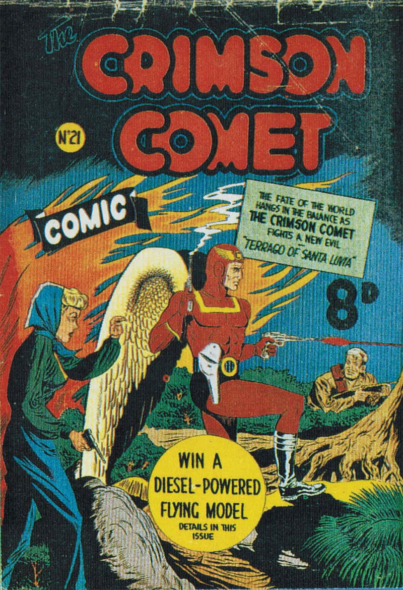 The Crimson Comet Comic (HJ Edwards, 1950 series) #21 ([June 1951?])