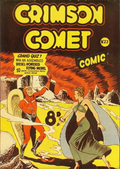 The Crimson Comet Comic (HJ Edwards, 1950 series) #23 (April 1951)