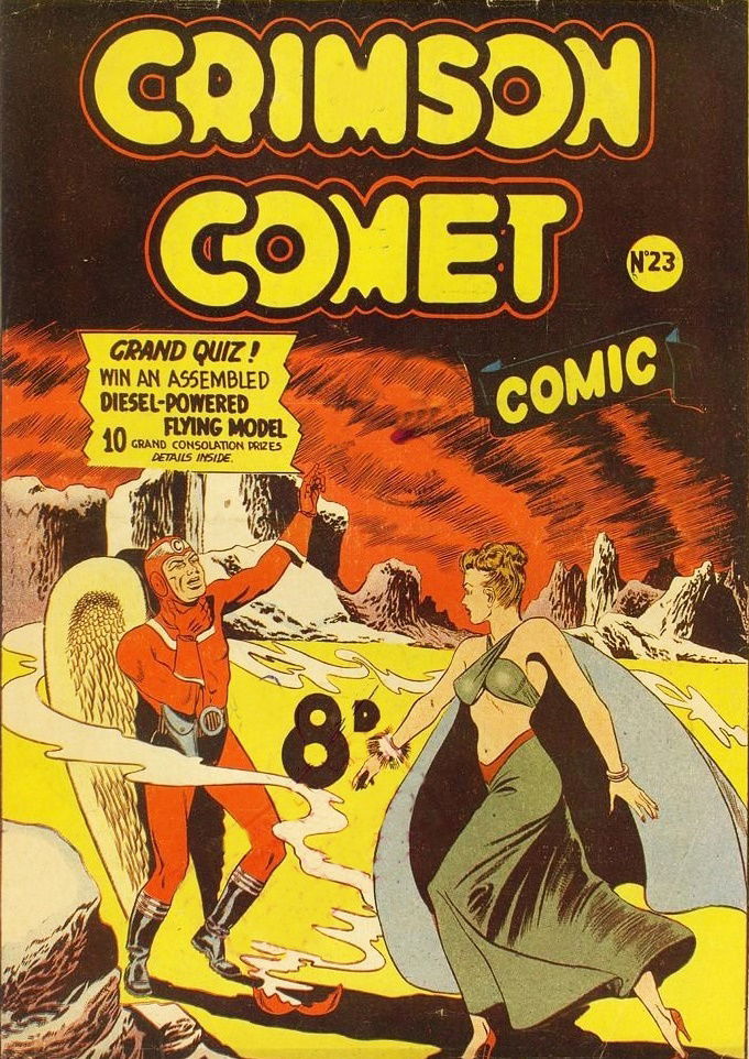 The Crimson Comet Comic (HJ Edwards, 1950 series) #23 (August 1951)