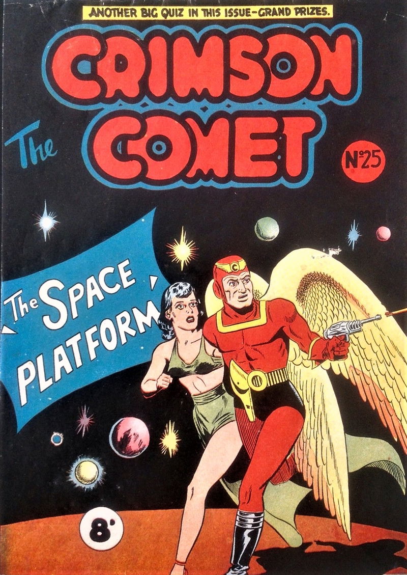 The Crimson Comet Comic (HJ Edwards, 1950 series) #25 (October 1951)