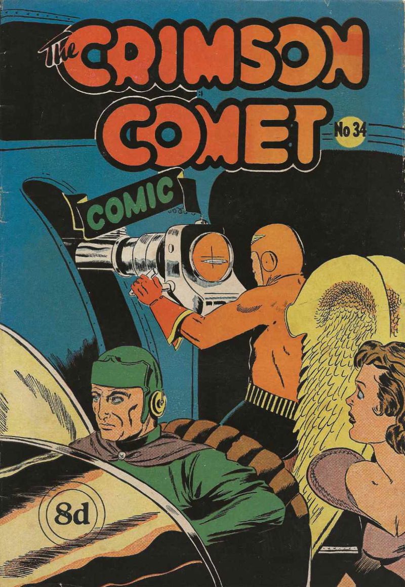 The Crimson Comet Comic (HJ Edwards, 1950 series) #34 ([July 1952])