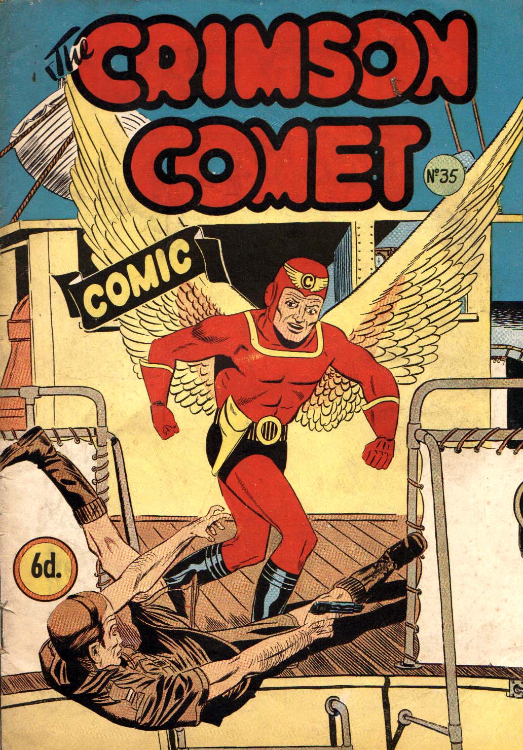 The Crimson Comet Comic (Action Comics, 1952? series) #35 ([April 1952?])