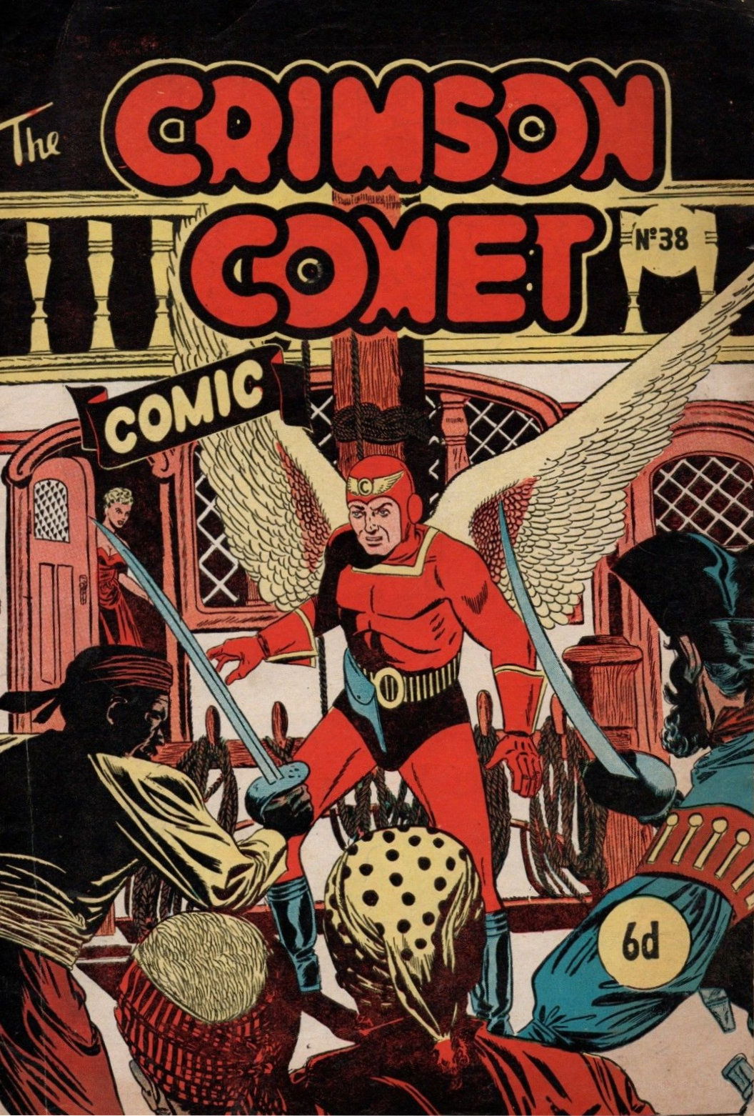The Crimson Comet Comic (Action Comics, 1952? series) #38 ([July 1952?])