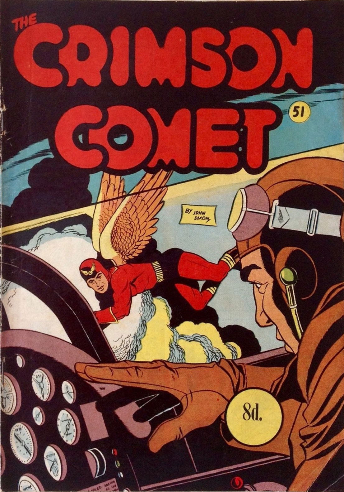 The Crimson Comet Comic (Action Comics, 1952? series) #51 ([August 1953?])