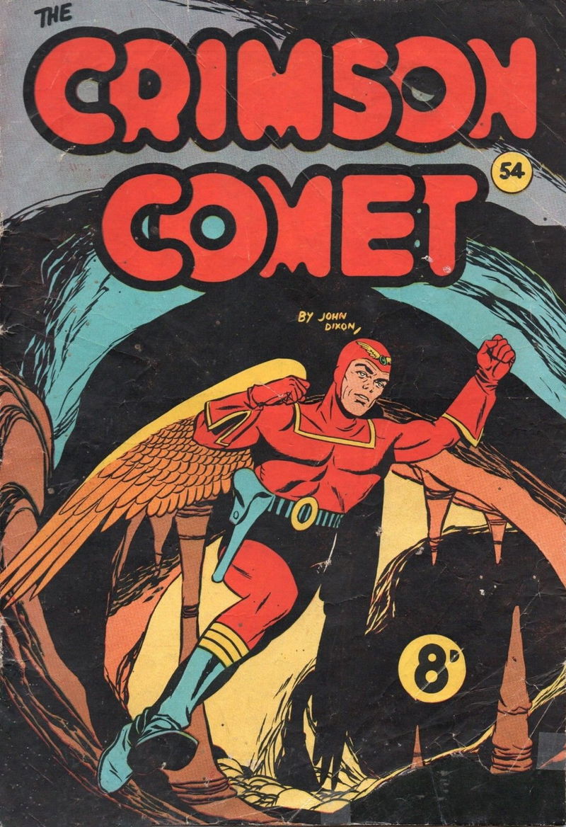 The Crimson Comet Comic (Action Comics, 1952? series) #54 ([1953?])