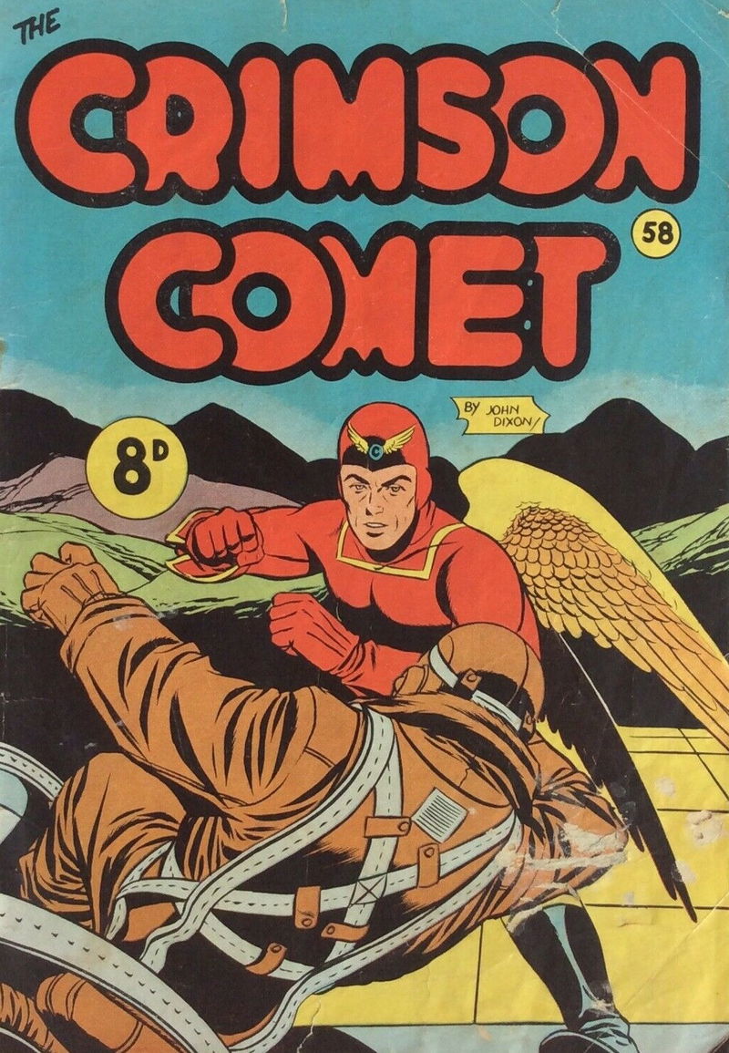 The Crimson Comet Comic (Action Comics, 1952? series) #58 (March 1954)