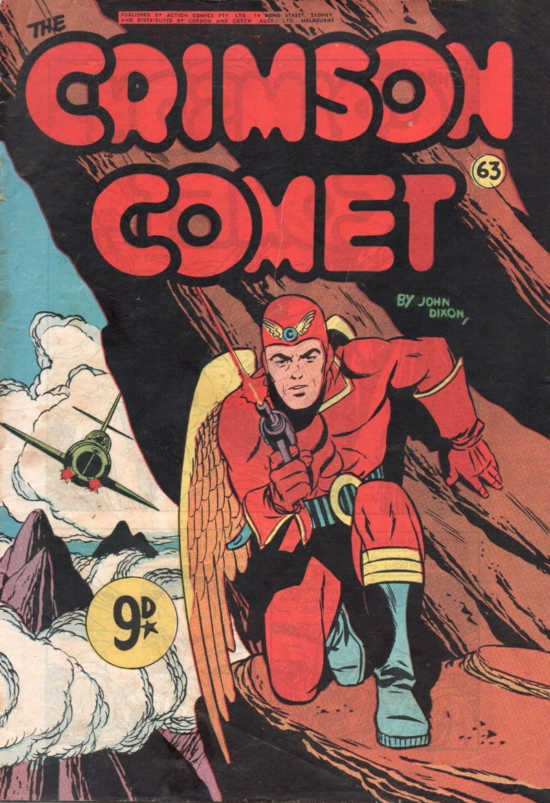 The Crimson Comet Comic (Action Comics, 1952? series) #63 (August 1954)