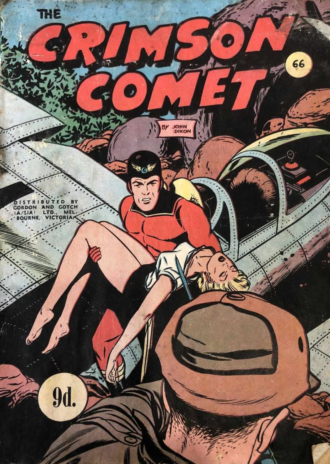 The Crimson Comet Comic (Action Comics, 1952? series) #66 (February 1955)
