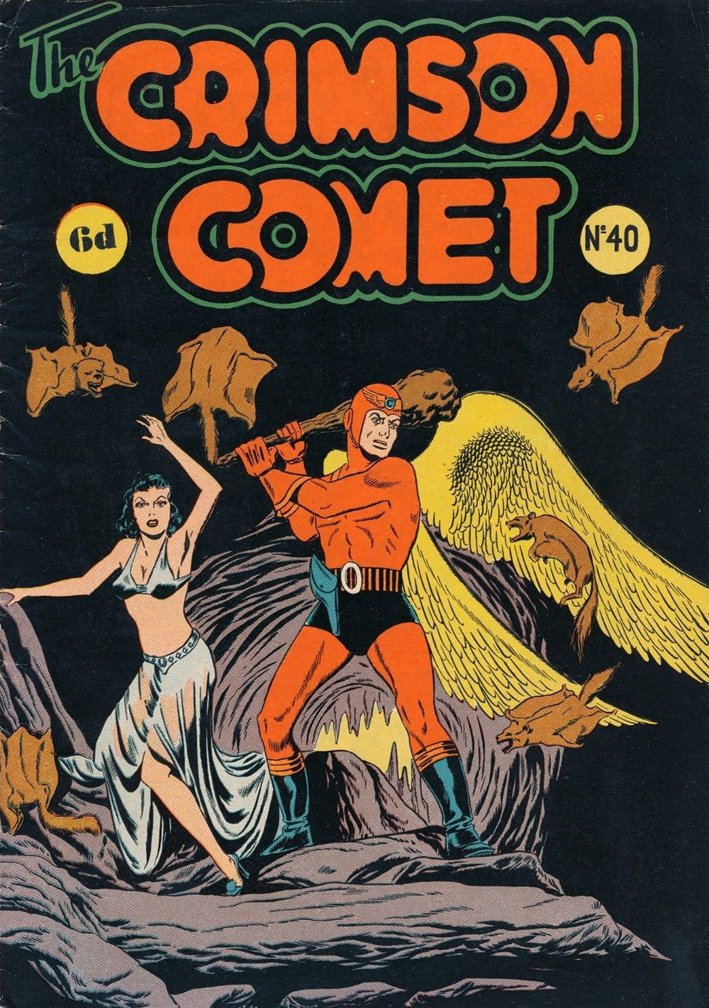 The Crimson Comet Comic (Action Comics, 1952? series) #40 ([September 1952?])