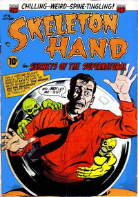 Skeleton Hand In Secrets of the Supernatural (ACG, 1952 series)  #6 (July-August 1953)