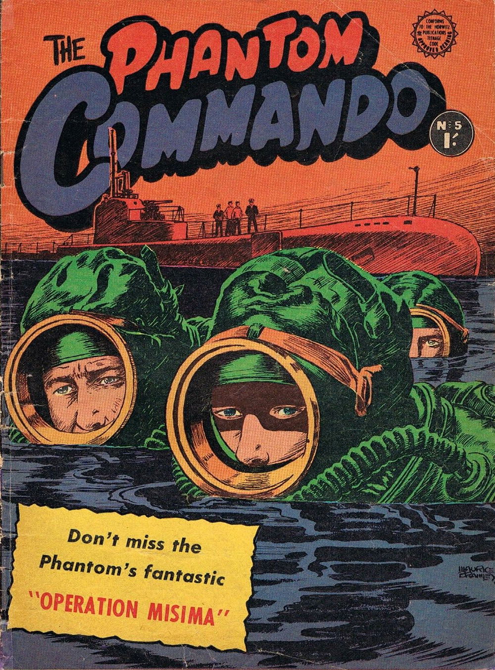 The Phantom Commando (Horwitz, 1959? series) #5 ([December 1960])