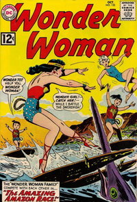 Wonder Woman (DC, 1942 series)  #133 (October 1962) — The Amazing Amazon Race!