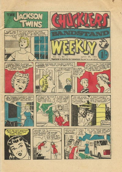 Chucklers Weekly with Bandstand (Chucklers, 1960 series) v8#1