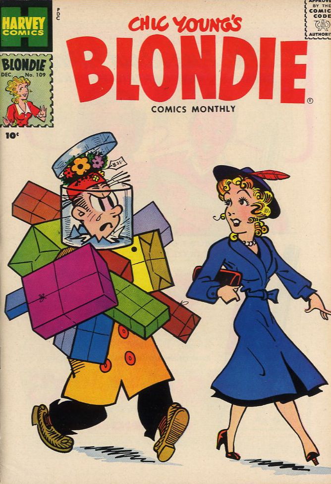 Blondie Comics Monthly (Harvey, 1950 series) #109 (December 1957)