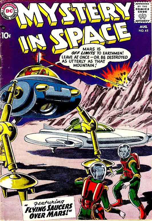 Mystery in Space (DC, 1951 series) #45 (August 1958)