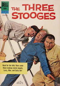 The Three Stooges (Dell, 1961 series)  #9 (June-August 1962) — Head for the Hills!