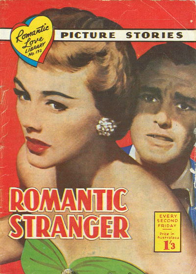 Romantic Love Library (Jubilee, 1958? series) #132 — Romantic Stranger [September 1958?]