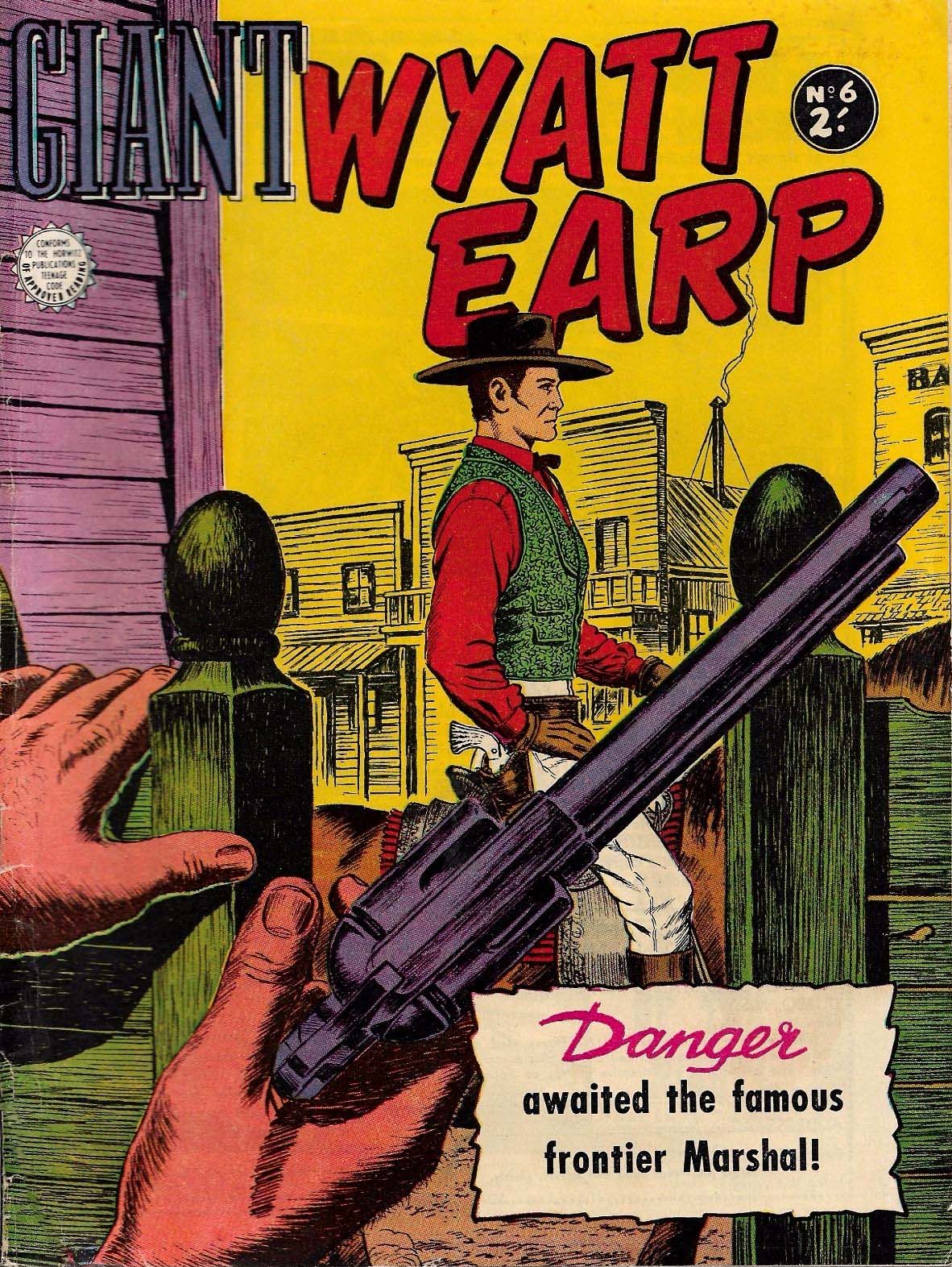 Giant Wyatt Earp (Horwitz, 1959 series) #6 (September 1962)