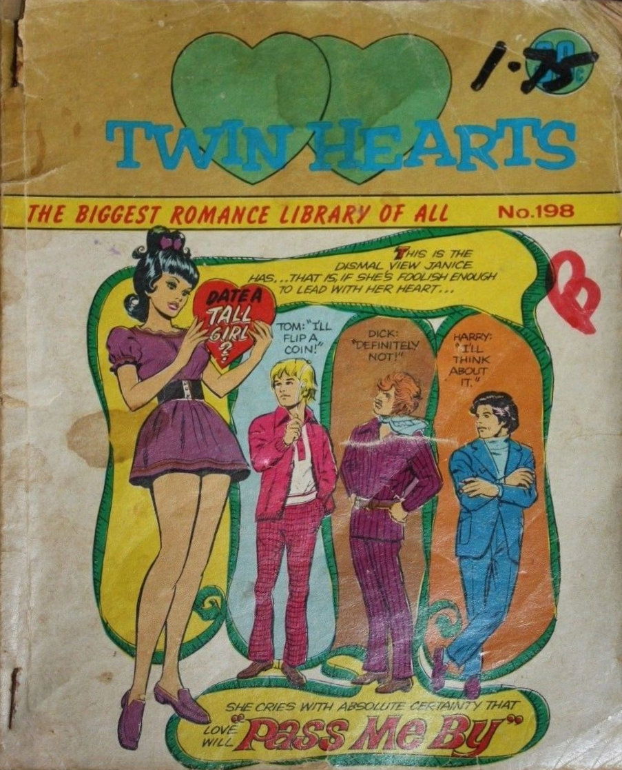 Twin Hearts (KG Murray, 1974 series) #198 ([July 1975?])