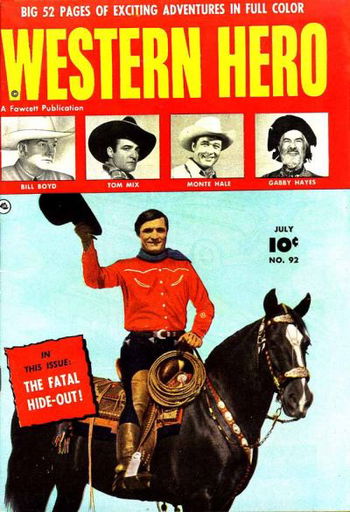 Western Hero (Fawcett, 1949 series) #92 (July 1950)