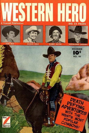 Western Hero (Fawcett, 1949 series) #85 December 1949