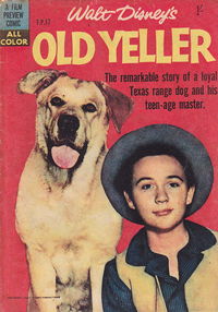 Walt Disney's Film Preview [FP Series] (WG Publications, 1953 series) #F.P.17 — Walt Disney's Old Yeller September 1958