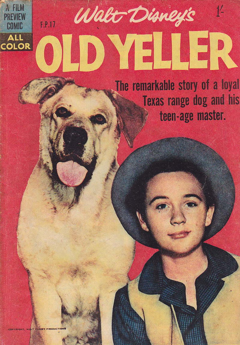 Walt Disney's Film Preview [FP Series] (WG Publications, 1953 series) #F.P.17 — Walt Disney's Old Yeller (September 1958)