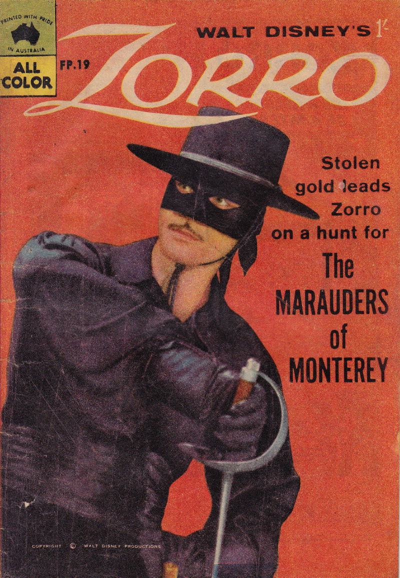 Walt Disney's Film Preview [FP Series] (WG Publications, 1953 series) #F.P.19 — Walt Disney's Zorro (1960)