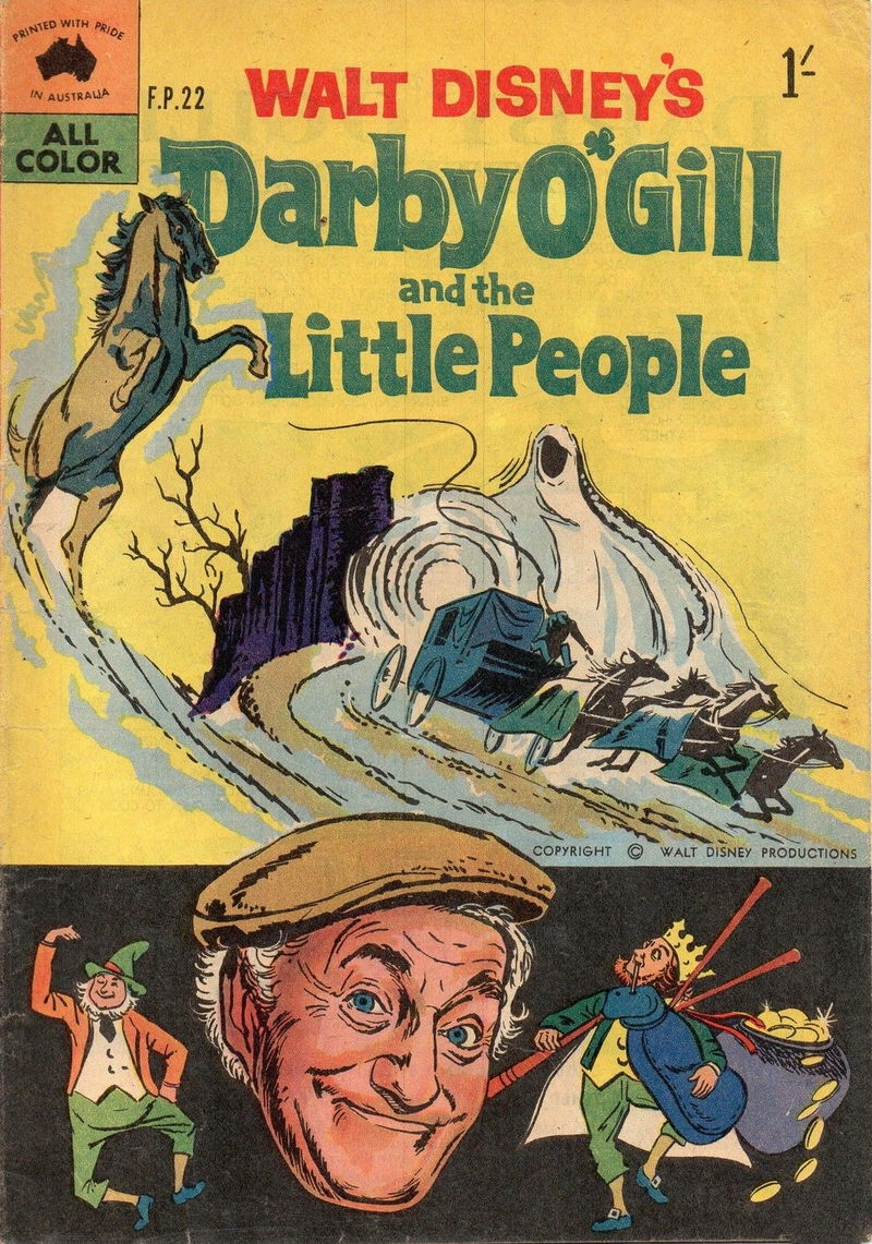 Walt Disney's Film Preview [FP Series] (WG Publications, 1953 series) #F.P.22 — Walt Disney's Darby O'Gill and the Little People (April 1960)