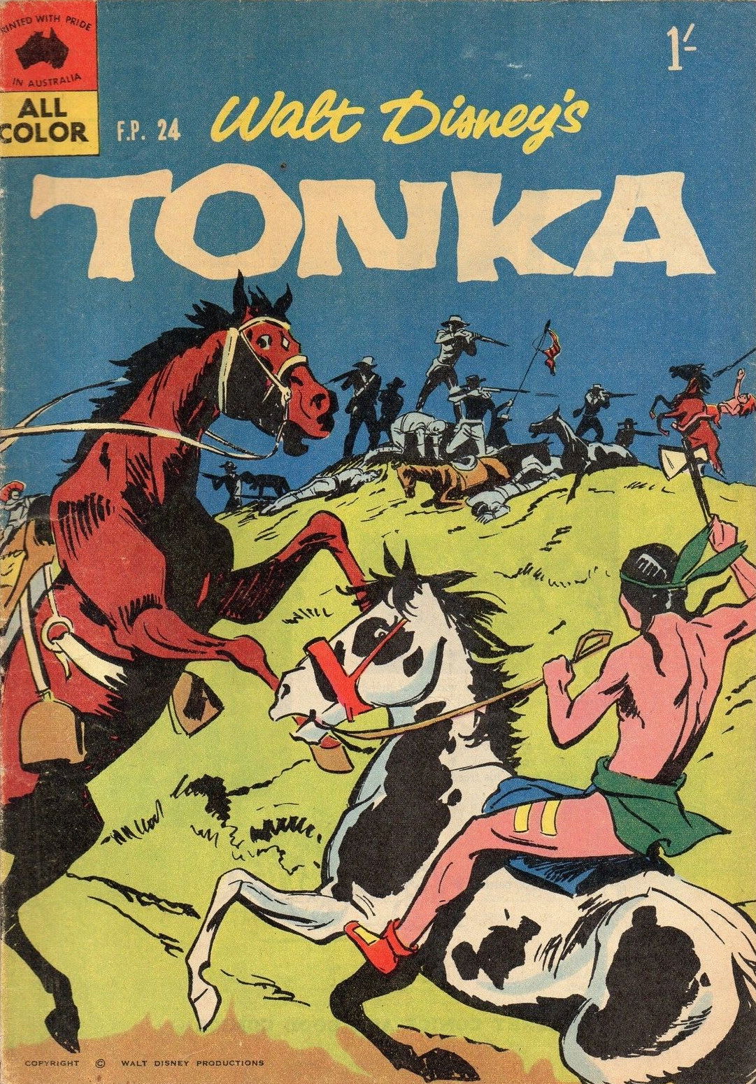 Walt Disney's Film Preview [FP Series] (WG Publications, 1953 series) #F.P.24 — Walt Disney's Tonka (1960)