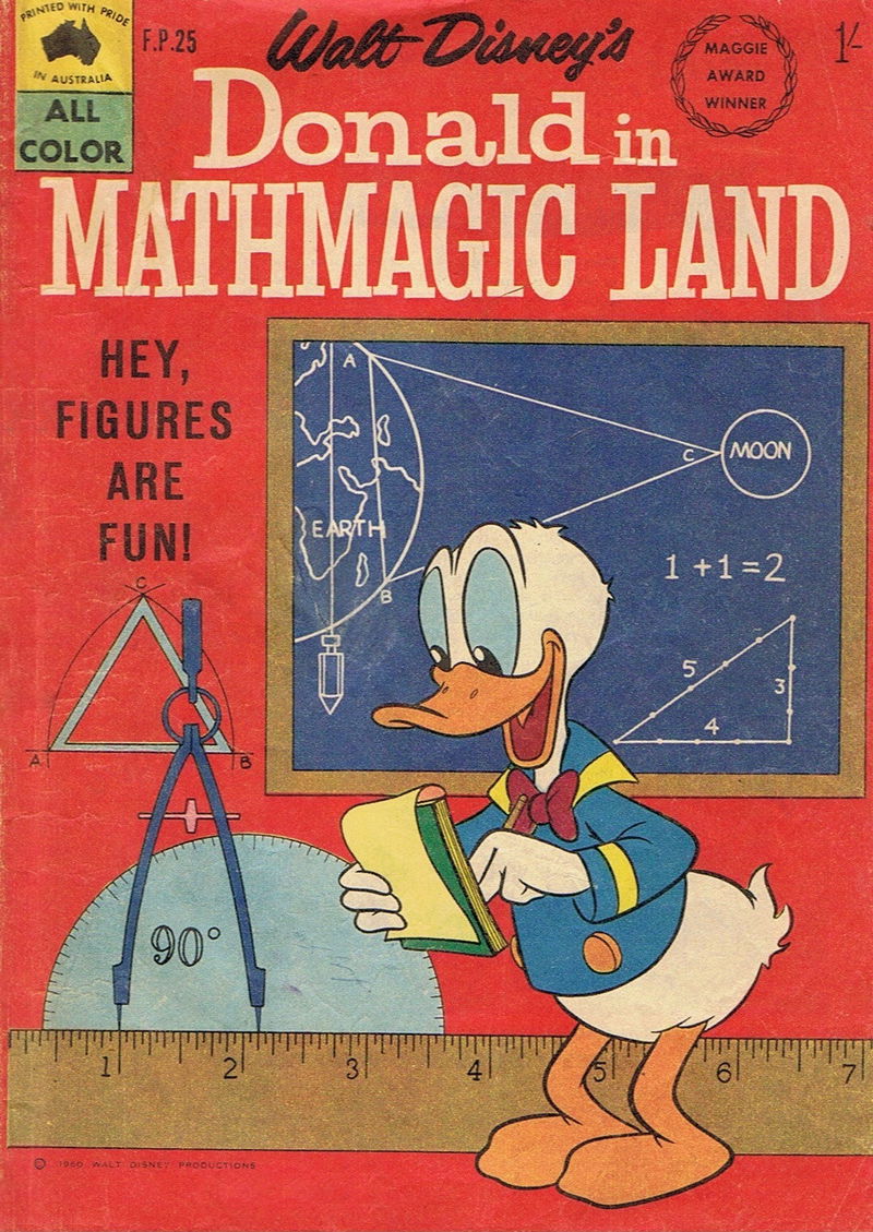 Walt Disney's Film Preview [FP Series] (WG Publications, 1953 series) #F.P.25 — Walt Disney's Donald in Mathmagic Land (1960)