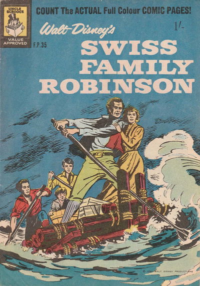 Walt Disney's Film Preview [FP Series] (WG Publications, 1953 series) #F.P.35 — Walt Disney's Swiss Family Robinson (December 1961)