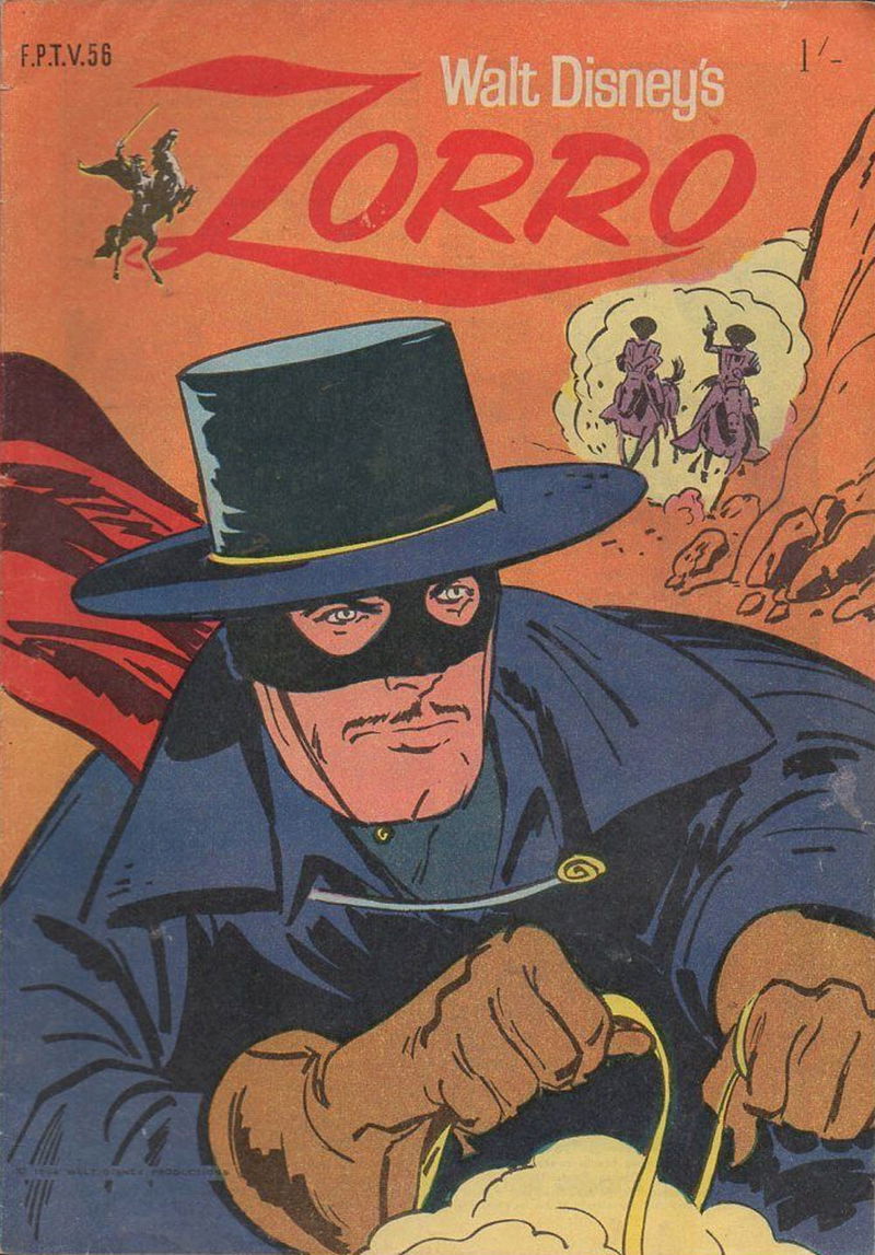 Walt Disney's Film Preview [FP Series] (WG Publications, 1953 series) #F.P.T.V.56 — Walt Disney's Zorro (February 1965)